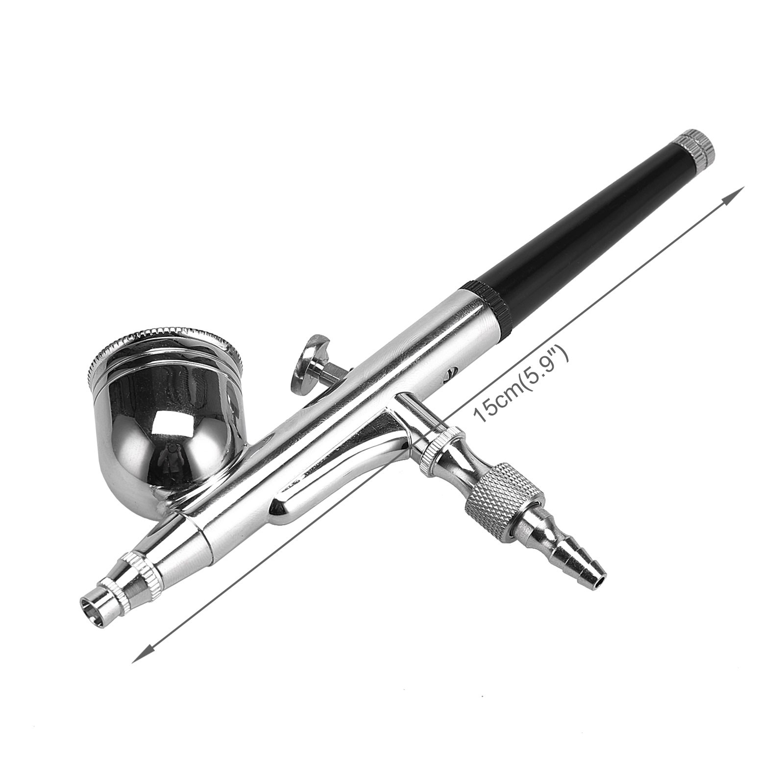 Voilamart Airbrush Compressor Kit Dual Action Air Brush Spray Gun Paint ...