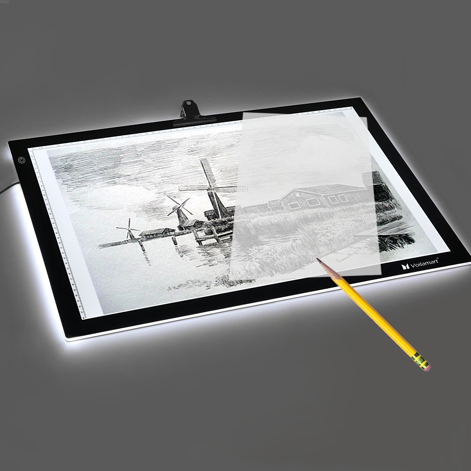 Voilamart A2 Light Box Drawing 12V LED Tracing Board with 3 Level