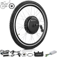 Voilamart 48V 1000W 26" Front Wheel Electric Bicycle Kit Motor Conversion Kit Bike Cycling Hub